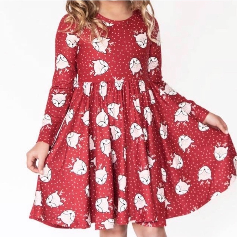 Charlie's Project Cloud Soft Deer Dress | Toddler Girl Size 3/4 | NEW